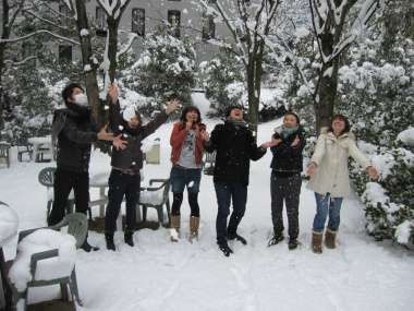 名古屋商科大学｜雪景色