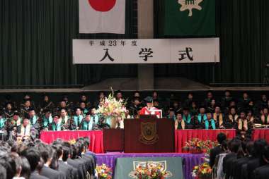 平成23年度入学式式典風景