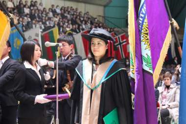 平成23年度入学式｜在学生代表の挨拶