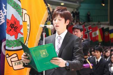 平成23年度入学式｜新入生代表宣誓