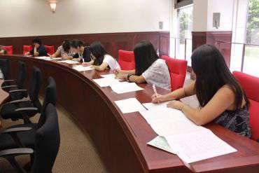 推薦入試対策・小論文対策講座の模様