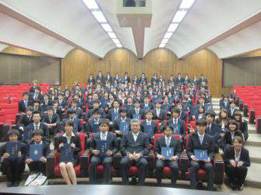 平成23年度優良学生表彰式｜全体写真