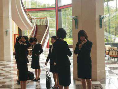 開始前の身だしなみチェック