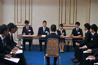 模擬個人面接風景