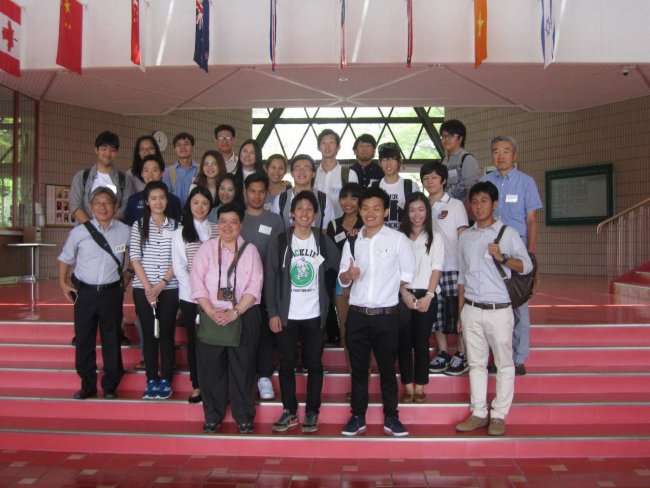 タイのチュラロンコン大学の留学生たち
