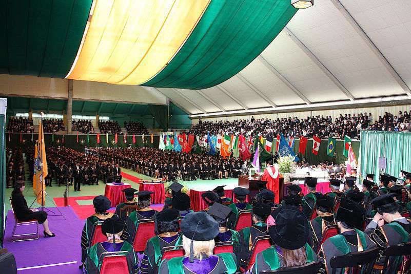 入学式式典風景