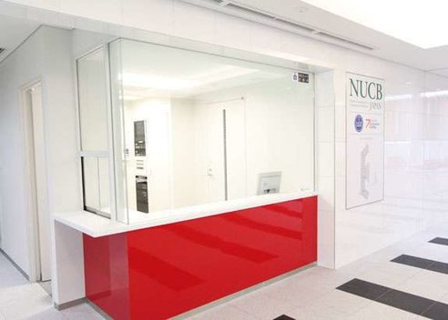 Manager's office near the entrance