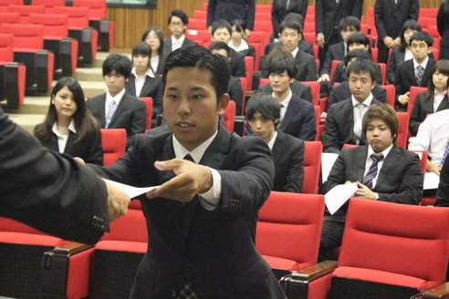 平成27年度前期奨学生認定式