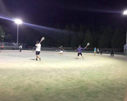 テニス,学生,練習