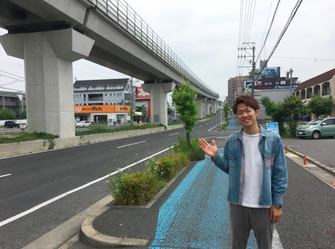 グリーンロードを西に進むと名古屋駅に到着します