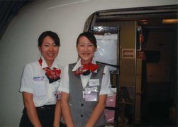 先輩社員と一緒に