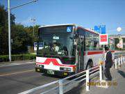 開通初のバス車両