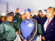 決定後も緊張気味の竹下選手