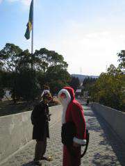 サンタとトナカイ