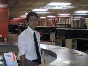 外国部学部3年生　清水崇文君