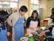 巻き寿司を一緒に