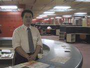 外国語学部3年生 時田征典君