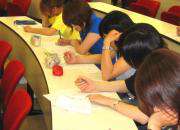 実力テストを解く2年生の様子