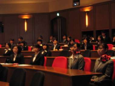 JALスカイ名古屋の説明会にて