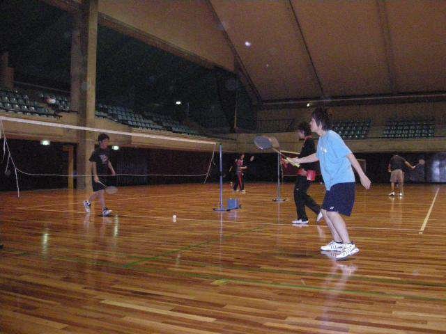 バドミントン部練習風景