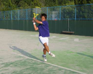 テニス部練習風景