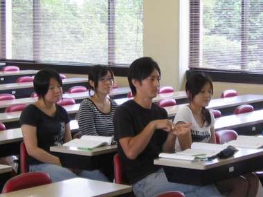 手話6級の授業風景