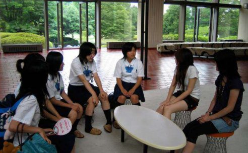 短大で在学生とお話ししました