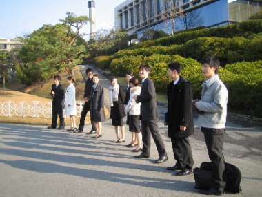 指導側の4年次も昨年の研修会で先輩に指導を受けました。