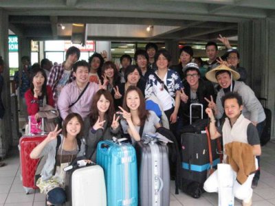 デンパーサル国際空港にて