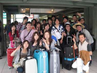 デンパーサル国際空港にて