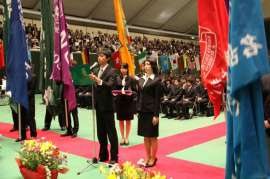 新入生代表による宣誓