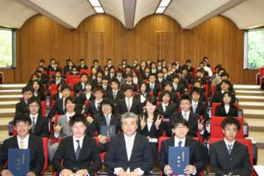 平成20年度　優良学生表彰者