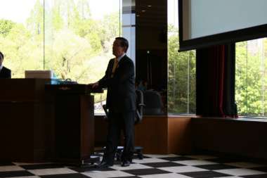 ご講演中の宗次氏