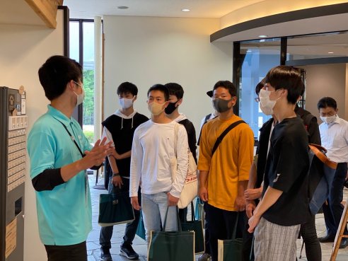 人気の学内カフェ「Sora Cafe」の説明