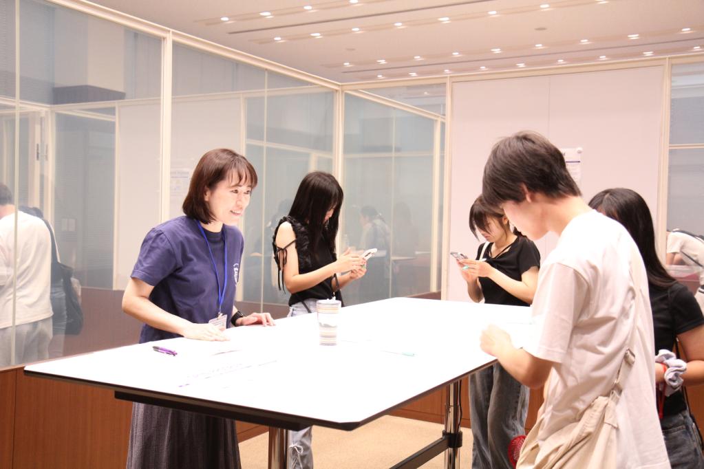 名古屋キャンパス受付の様子