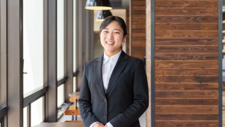 国際学部英語学科4年 濱口さん