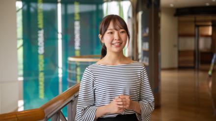 国際学部英語学科　山本さん