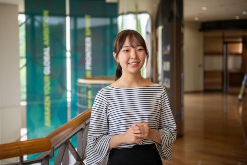 国際学部英語学科　山本さん