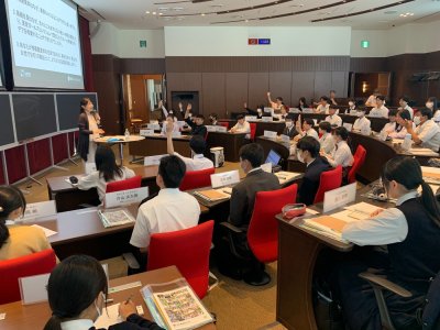 織田教授授業の様子