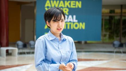国際学部グローバル教養学科　橋本さん